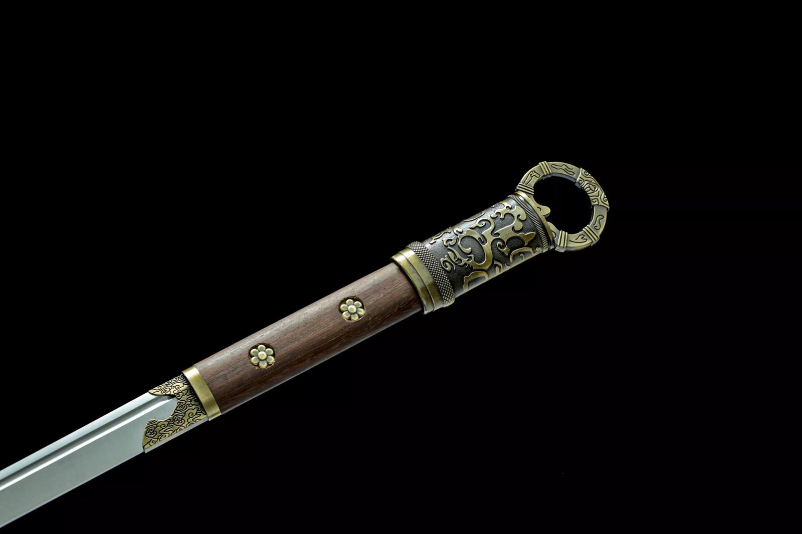 Poorly fitted scabbard for Tang-style knife made of manganese steel - Image 10