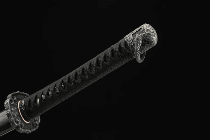Katana Kaizu (Damascus Steel & Genuine Hamon) - Image 9