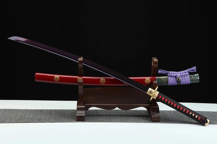 Katana Nomatsu (1095 Carbon Steel & Genuine Hamon) - Image 5