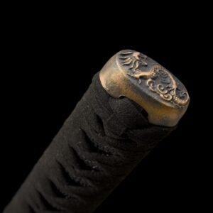 Alternative view of Katana Owase (Purple Manganese Steel)