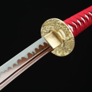 Katana Kyoto (Red Damascus Steel)