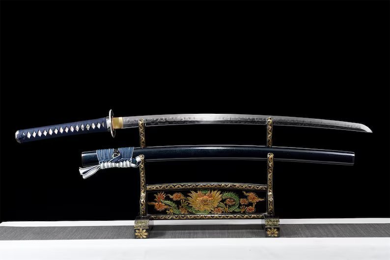 Katana Obihiro (T10 Steel Hamon Hitatsura) - Image 7