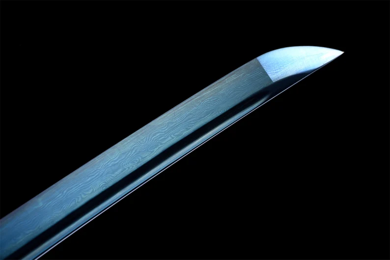 Katana Ashibetsu (Blue Damascus Steel) - Image 4