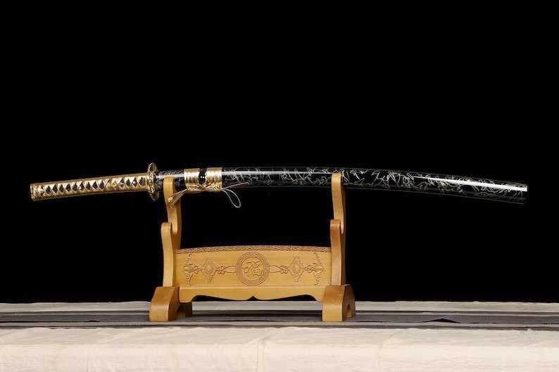 Katana Takasago (1095 Carbon Steel Gilded) - Image 5