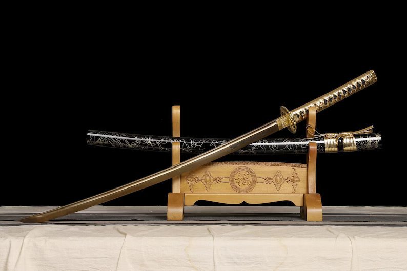 Katana Takasago (1095 Carbon Steel Gilded) - Image 6