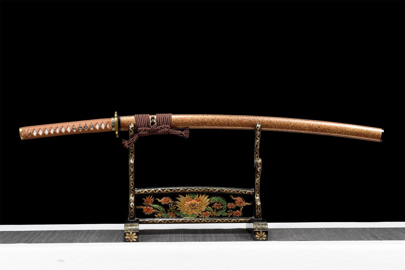 Katana Kanazawa (Damascus Steel Genuine Hamon & Ray Skin) - Image 13
