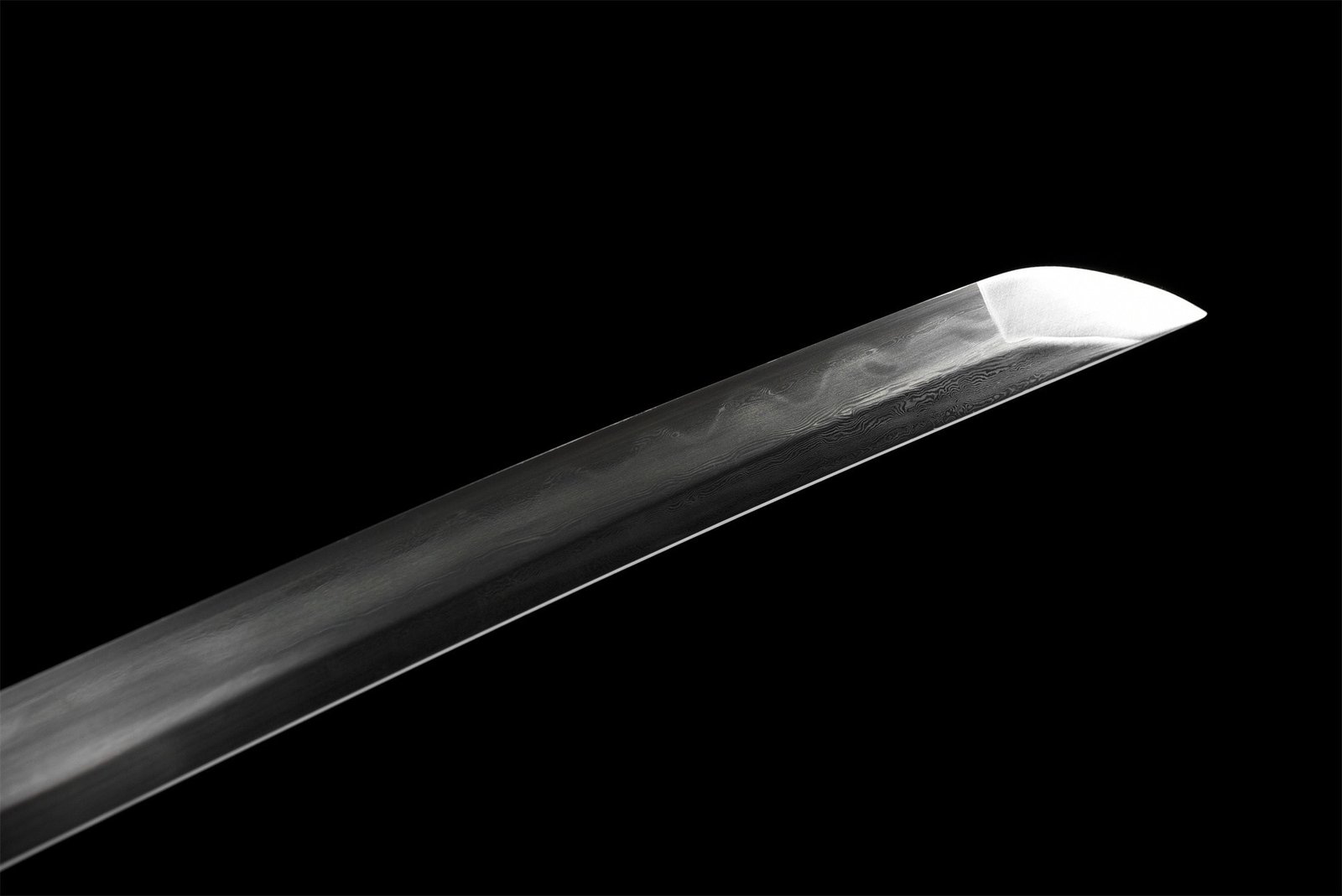 Katana Kanazawa (Damascus Steel Genuine Hamon & Ray Skin) - Image 10