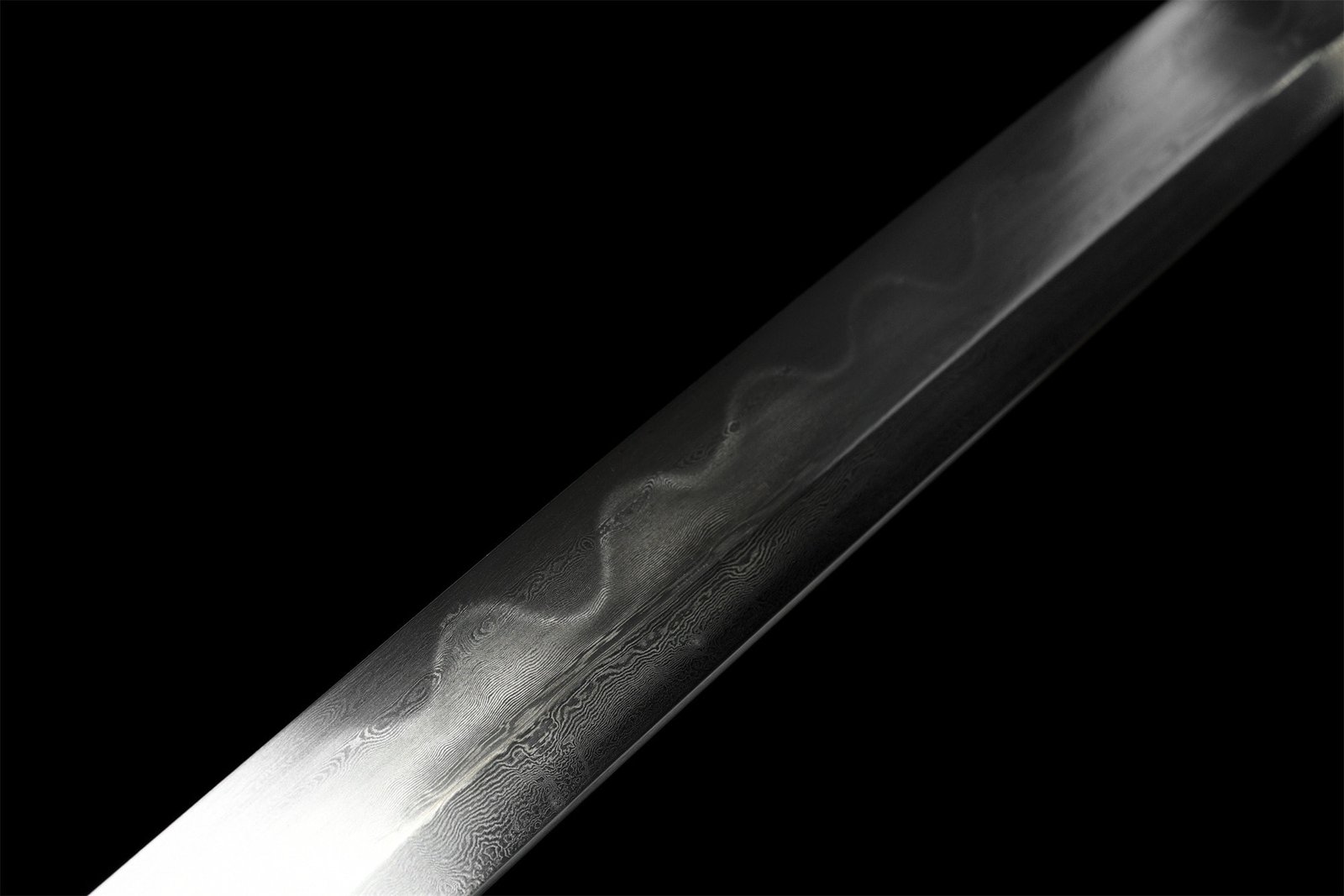 Katana Kanazawa (Damascus Steel Genuine Hamon & Ray Skin) - Image 8