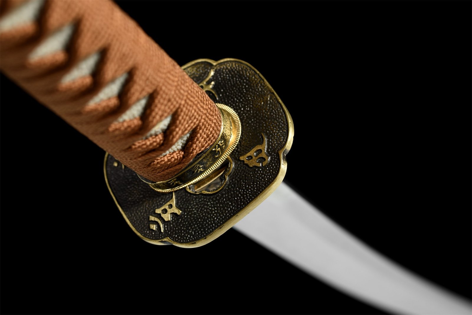 Katana Kanazawa (Damascus Steel Genuine Hamon & Ray Skin) - Image 6