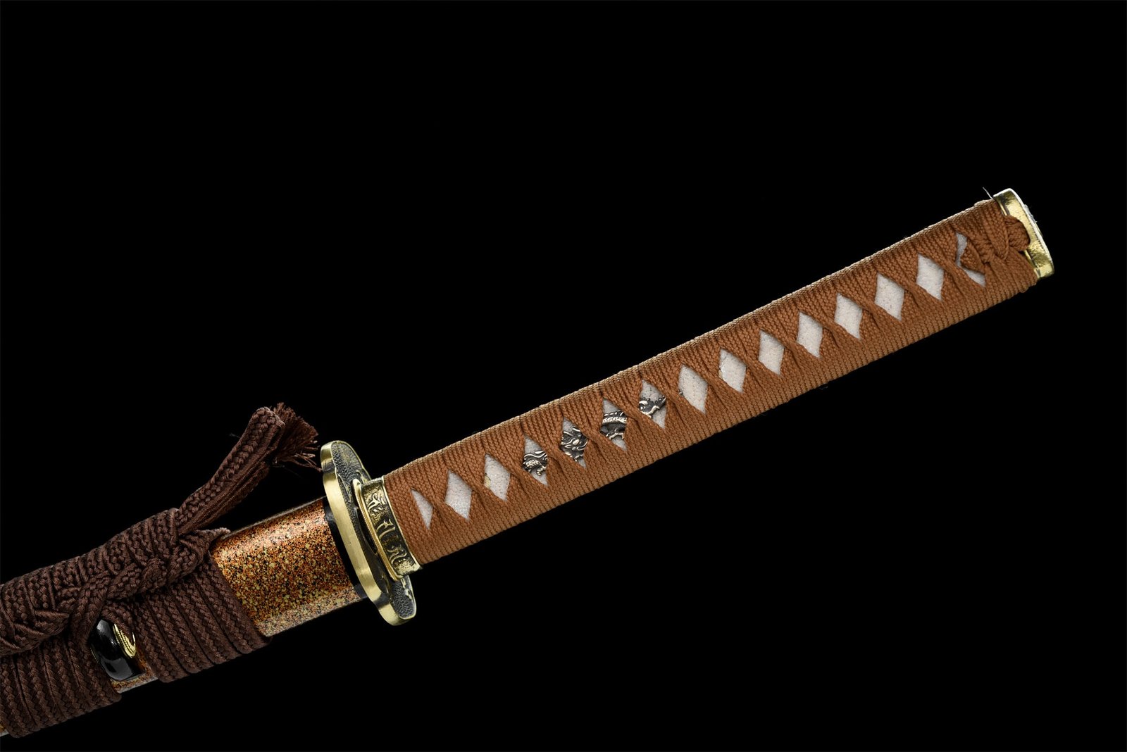 Katana Kanazawa (Damascus Steel Genuine Hamon & Ray Skin) - Image 2