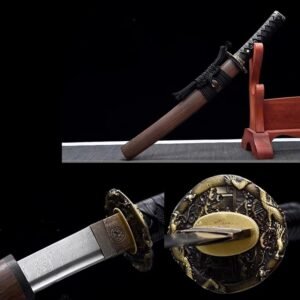 Tanto Katori (Twisted Damascus Steel)
